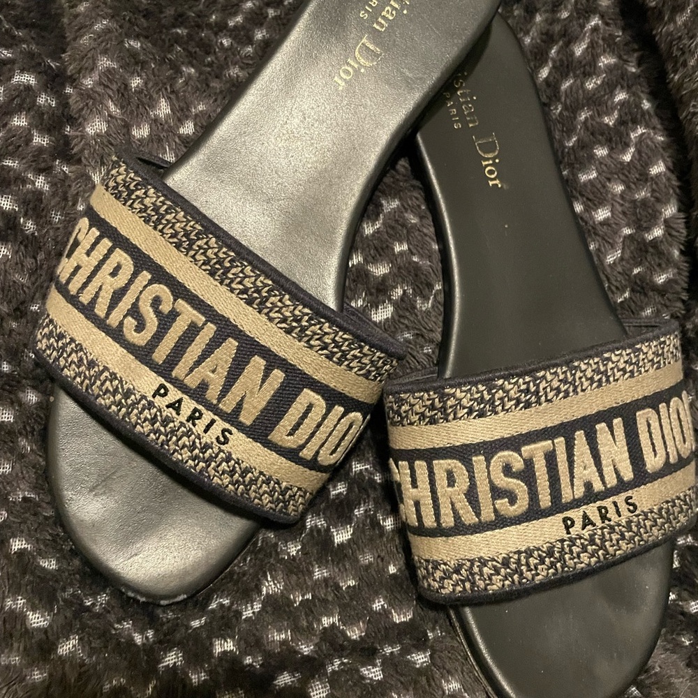 Christian Dior DWAY Slides - Used with Box